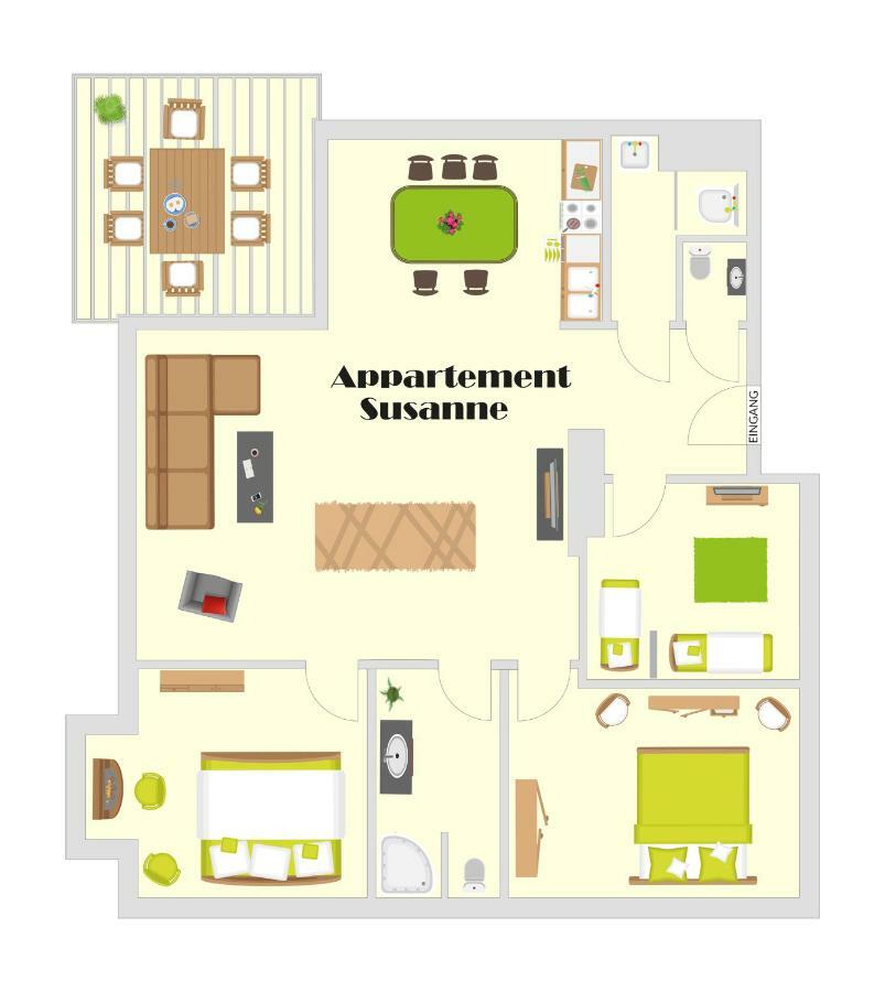 Pannonia Appartements Nezsider Kültér fotó